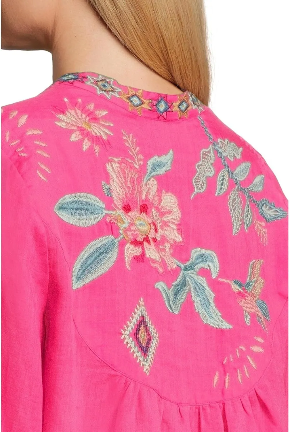 Johnny Was Women's Paris Effortless Blouse