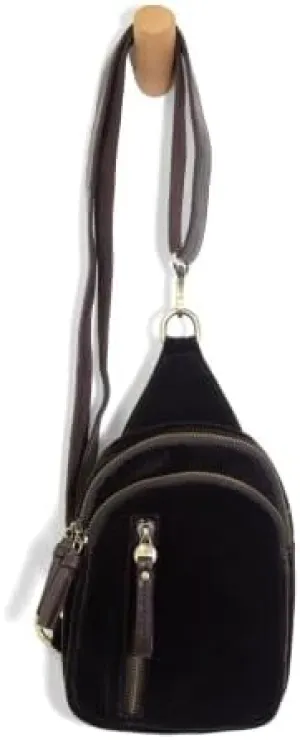 Joy Susan Velvet Sling Bag