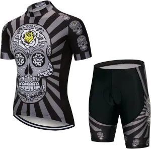 JPOJPO Cycling Jersey Men, Mountain Bike Shirt Tops S-5XL - Breathable and Quick Dry