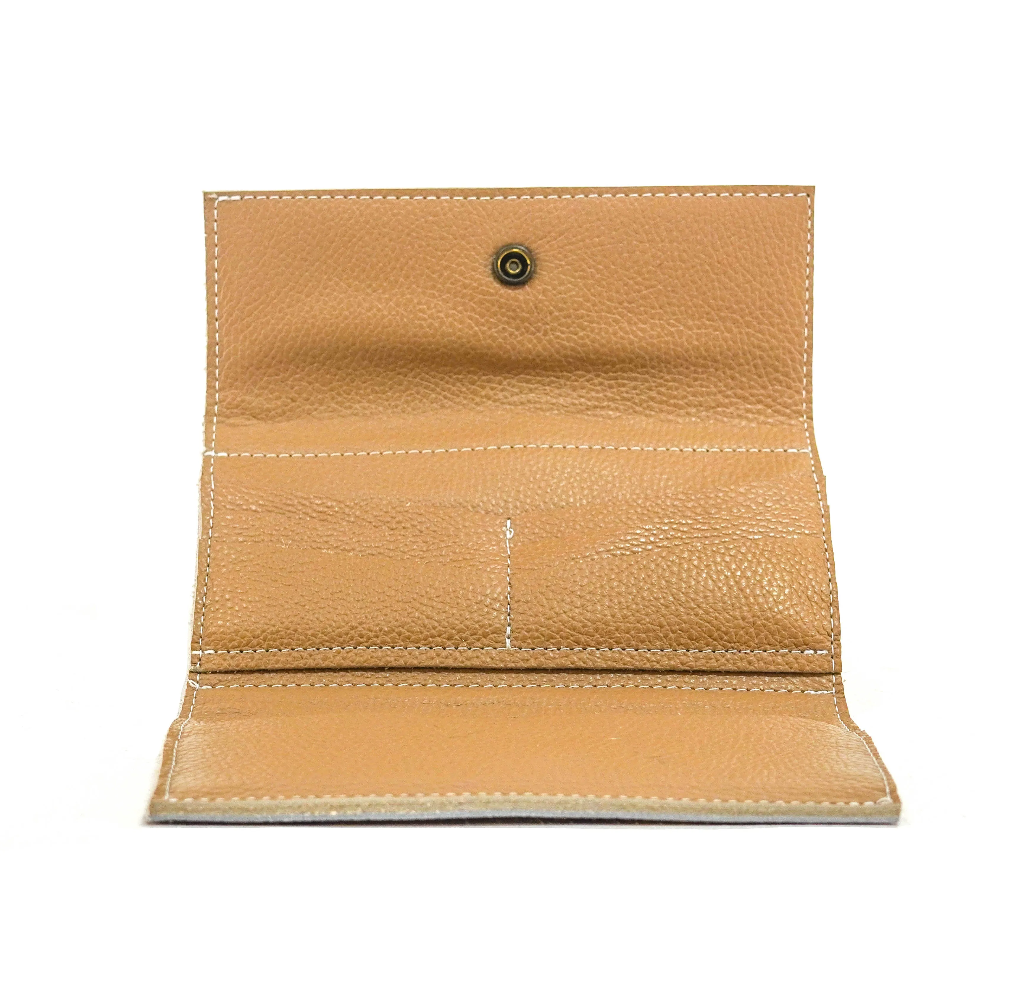 Kacey Wallet - Brindle w/ Golden Tool