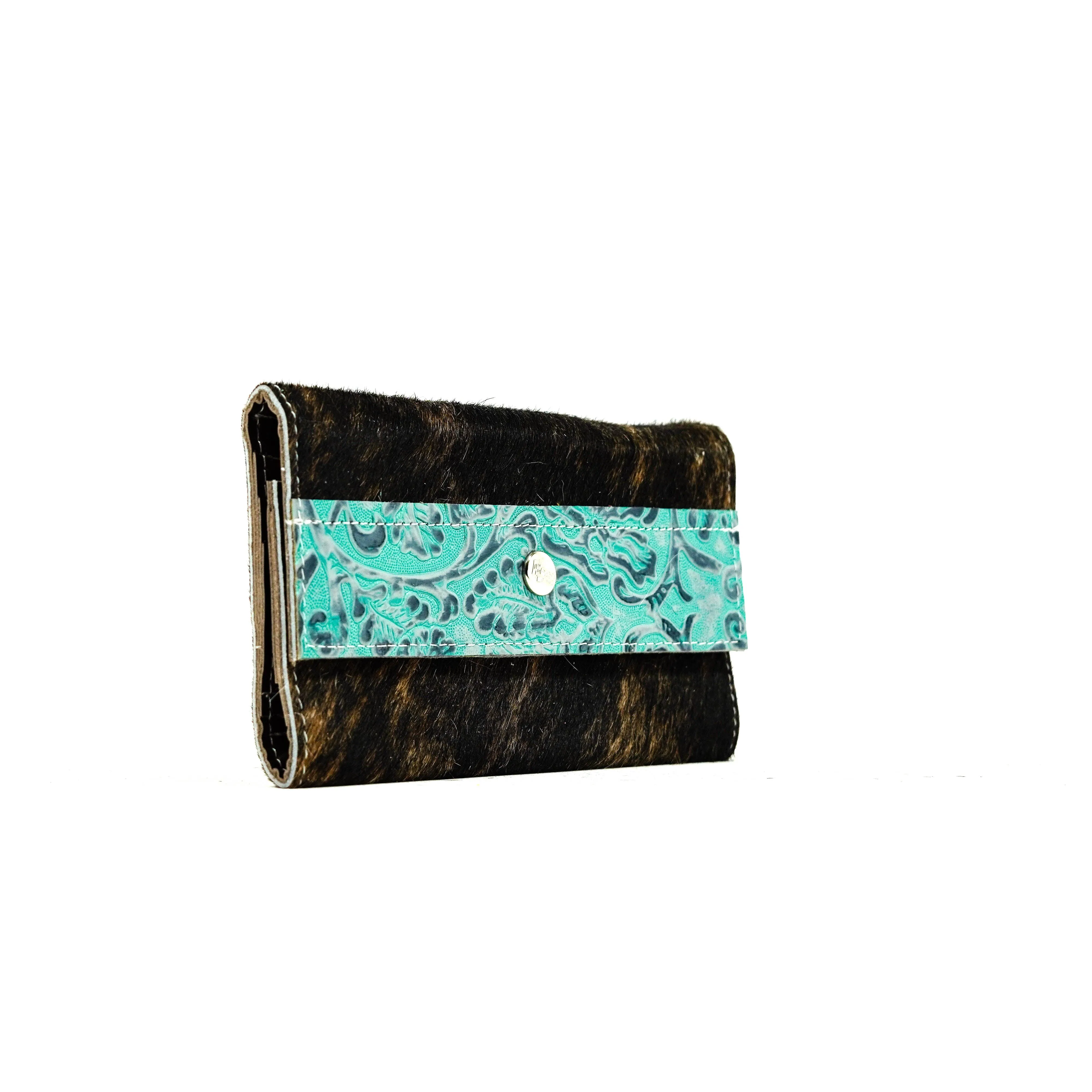 Kacey Wallet - Dark Brindle w/ Royston Tool