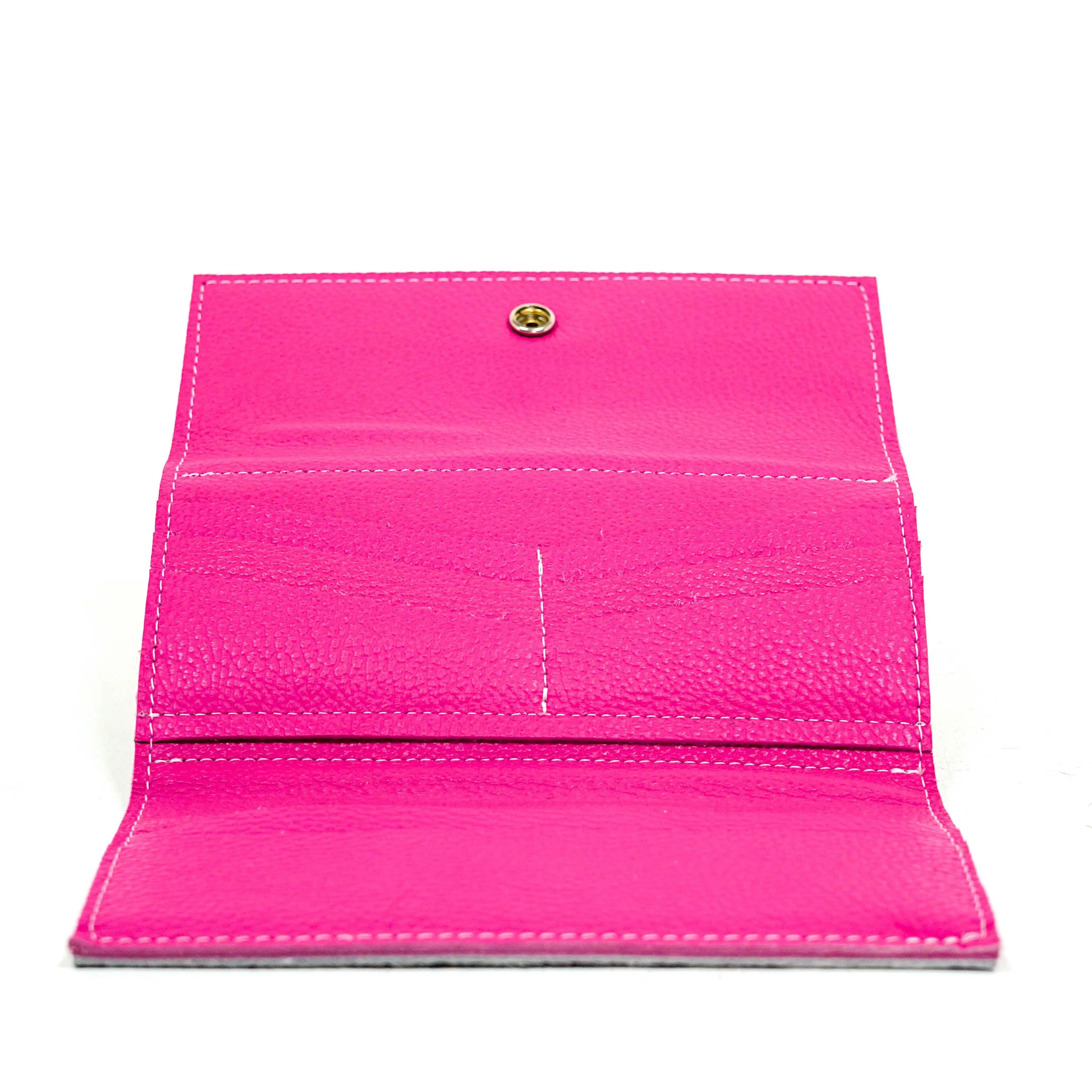 Kacey Wallet - Salt/Pepper w/ Smokeshow Croc