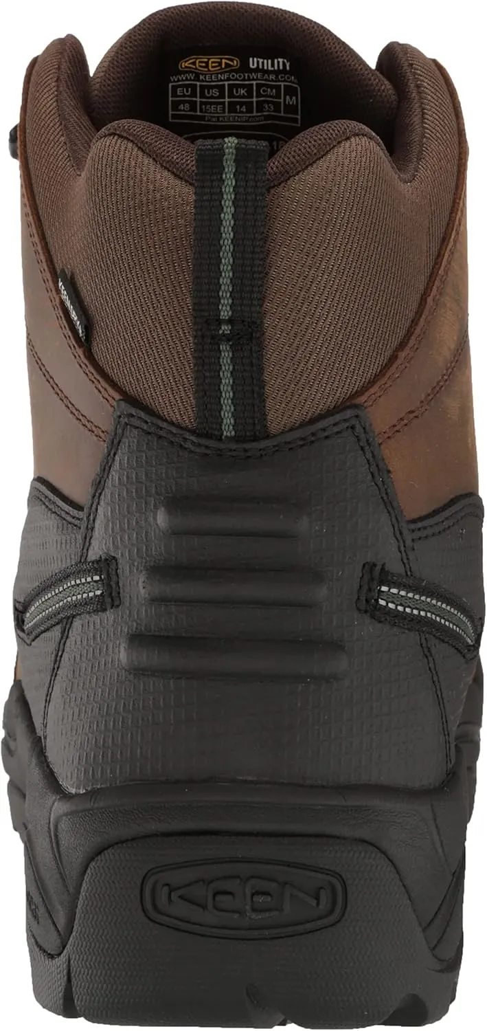 KEEN Utility Men's Pittsburg Energy 6" Soft Toe Waterproof Industrial Work Boot