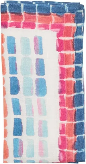 Kim Seybert Kaleidoscope Napkin in Multi, Set of 4