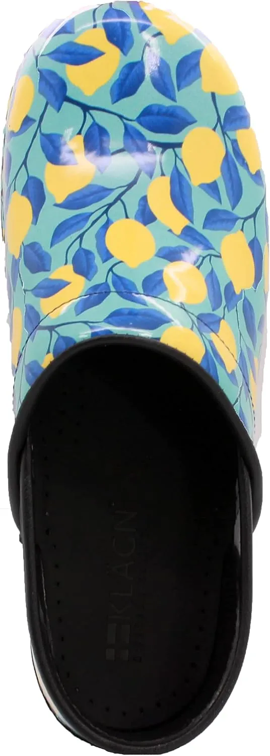 KLÄGN Women's Professional Printed Leather Clogs