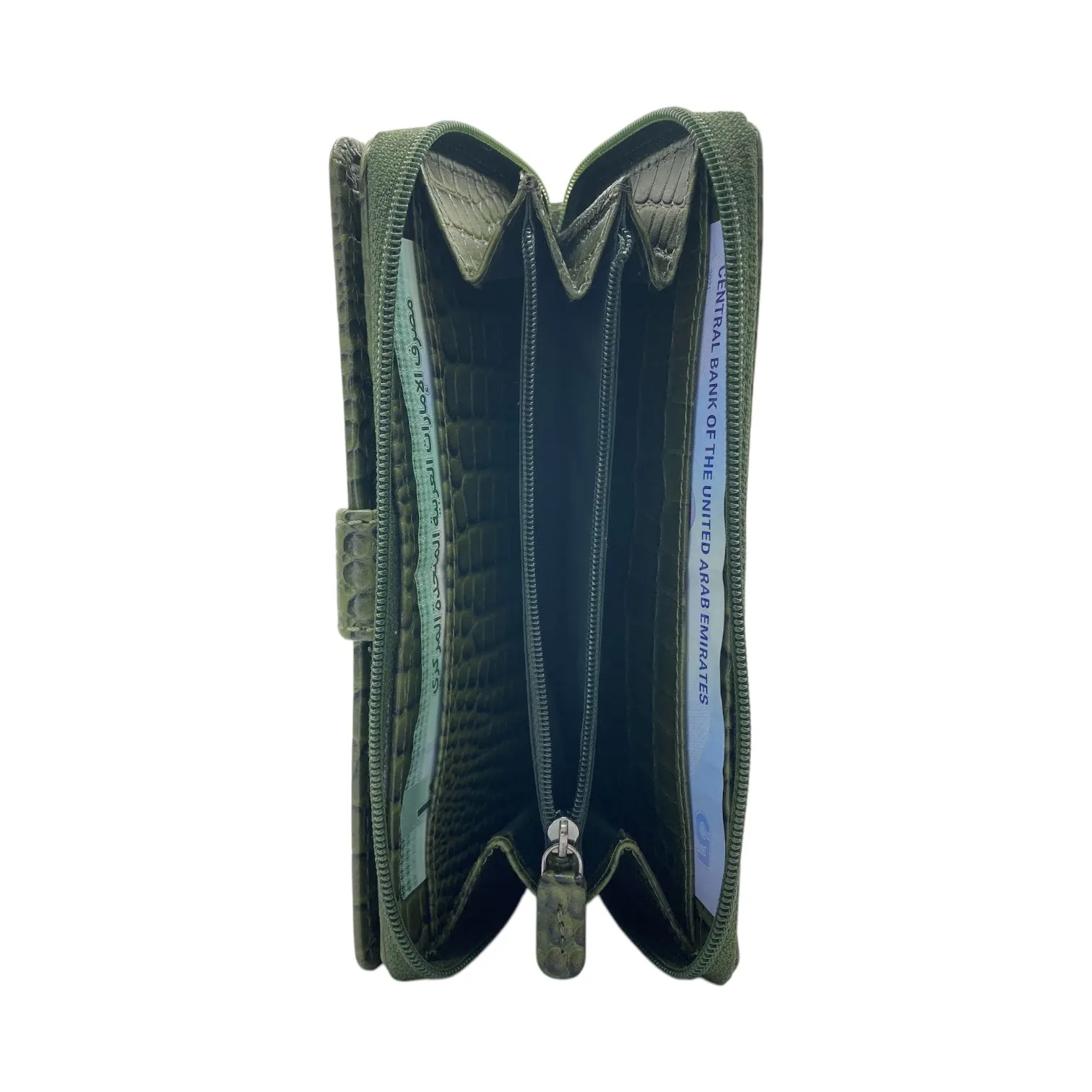 Ladies Wallet With Zipper, Bifold Wallet With  Multiple Card # 4651