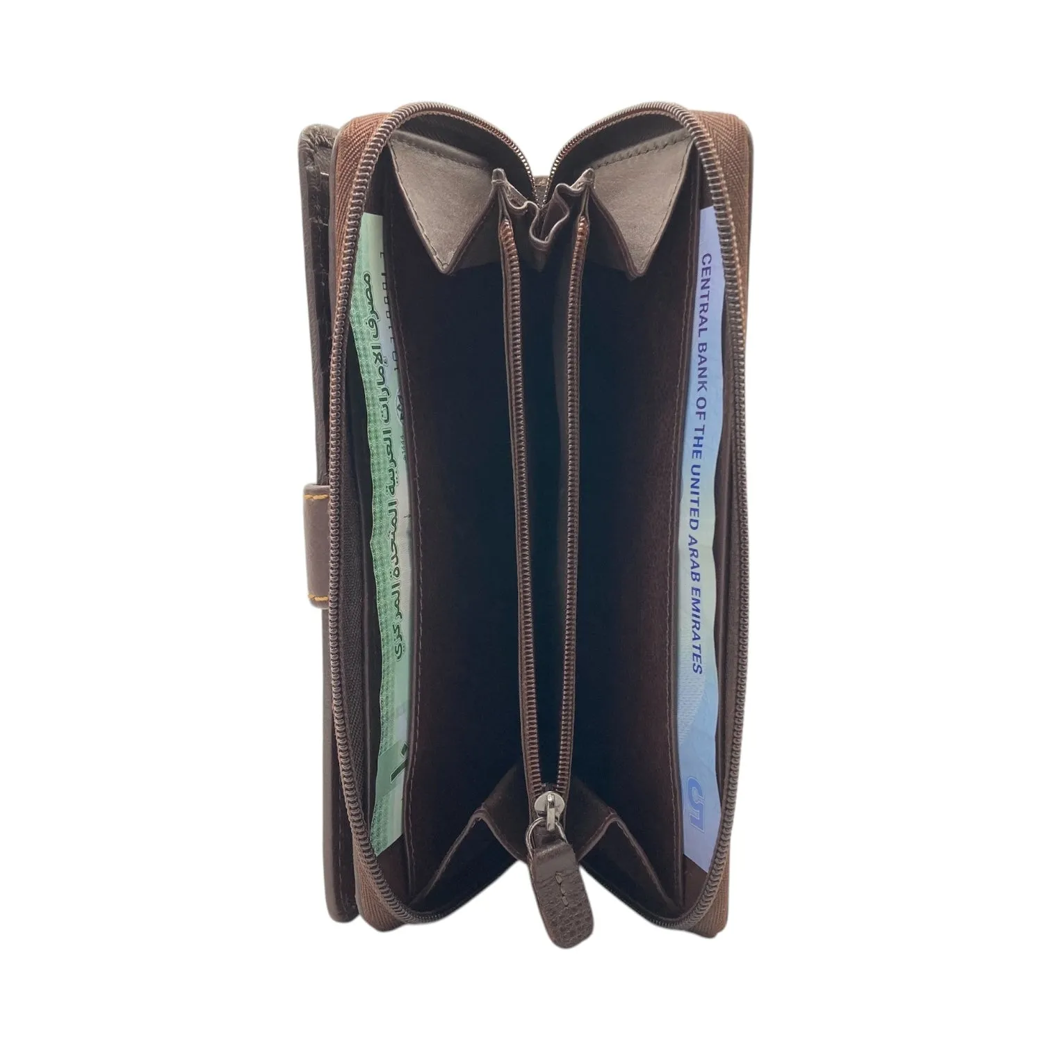 Ladies Wallet With Zipper, Bifold Wallet With  Multiple Card # 4651