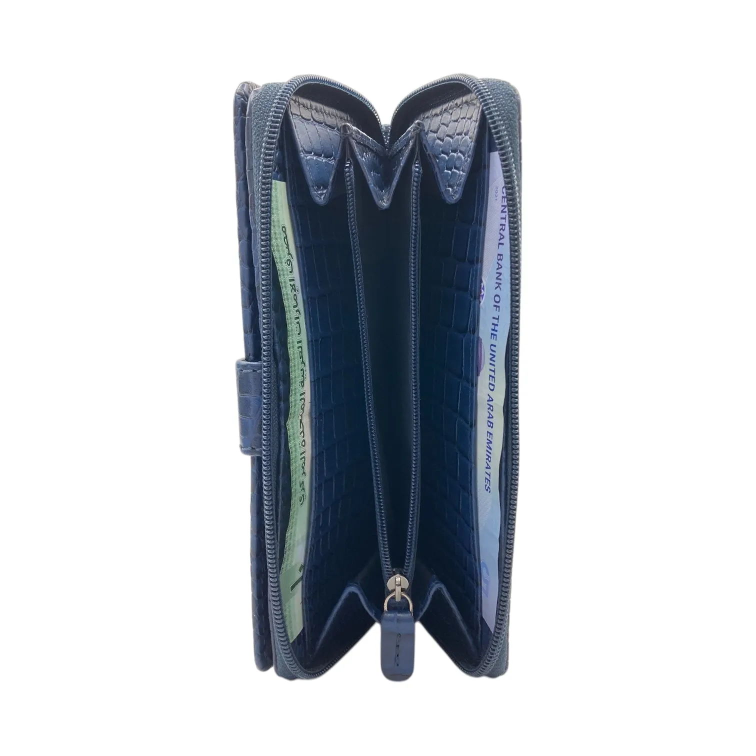 Ladies Wallet With Zipper, Bifold Wallet With  Multiple Card # 4651