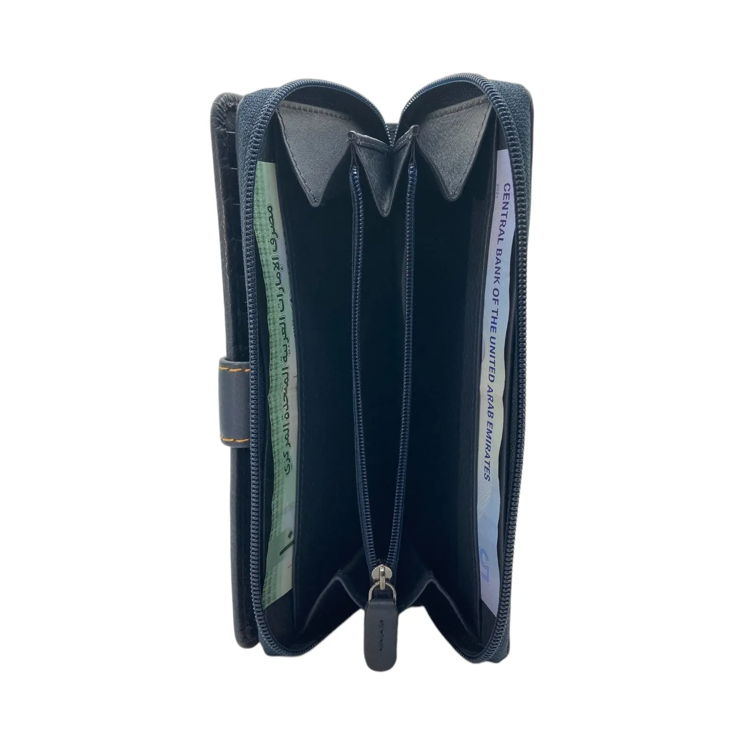Ladies Wallet With Zipper, Bifold Wallet With  Multiple Card # 4651