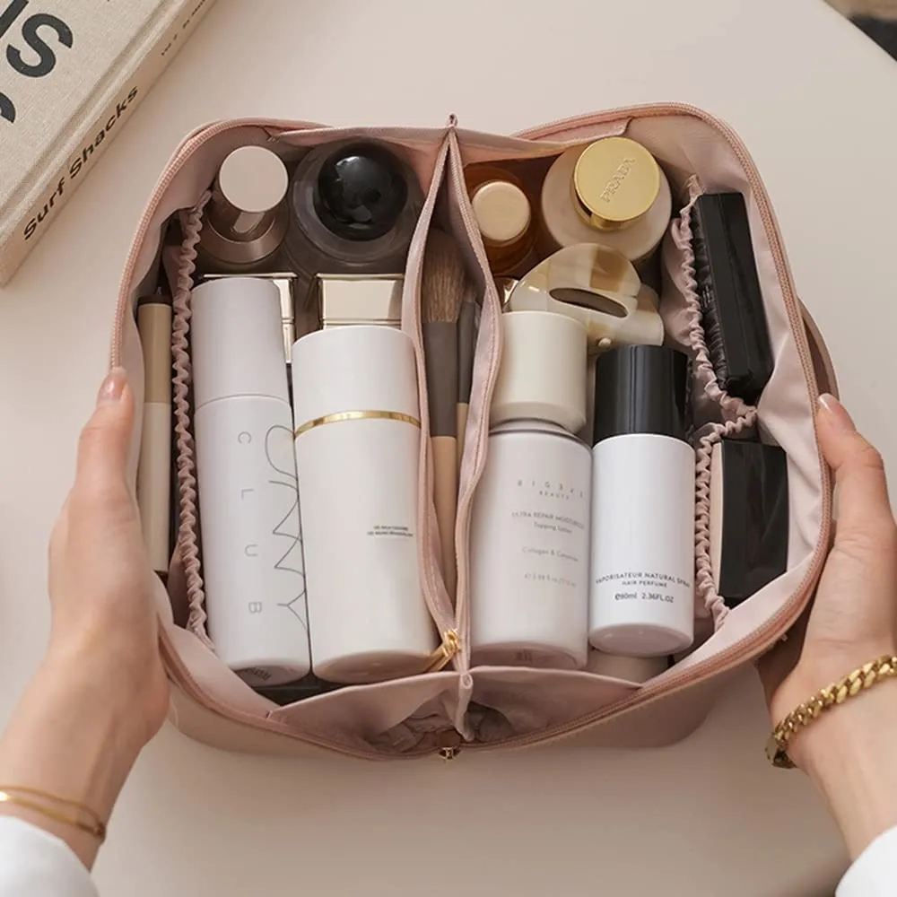 Large Capacity Foldable Travel Cosmetic Bag
