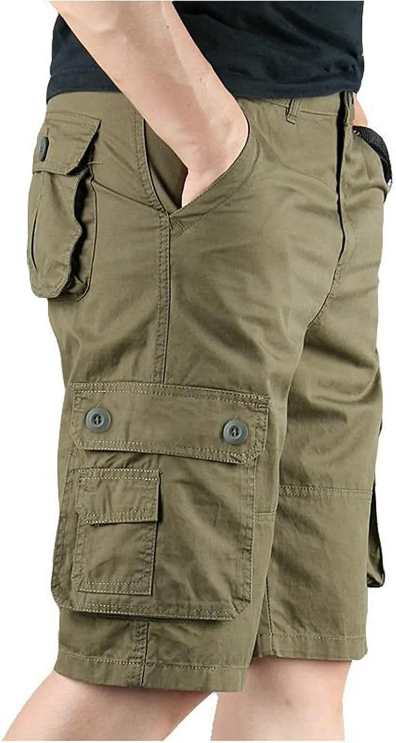 LCMTWX Cargo Shorts for Men Summer Casual Outdoor Hiking Pants Lightweight Athletic Pants for Loose Fit Sports Joggers