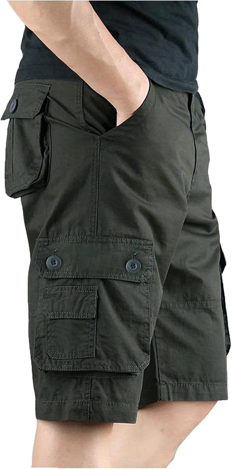 LCMTWX Cargo Shorts for Men Summer Casual Outdoor Hiking Pants Lightweight Athletic Pants for Loose Fit Sports Joggers