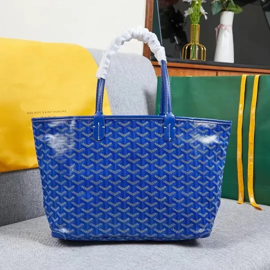 LDGY Genuine Leather Zippered Tote Bag