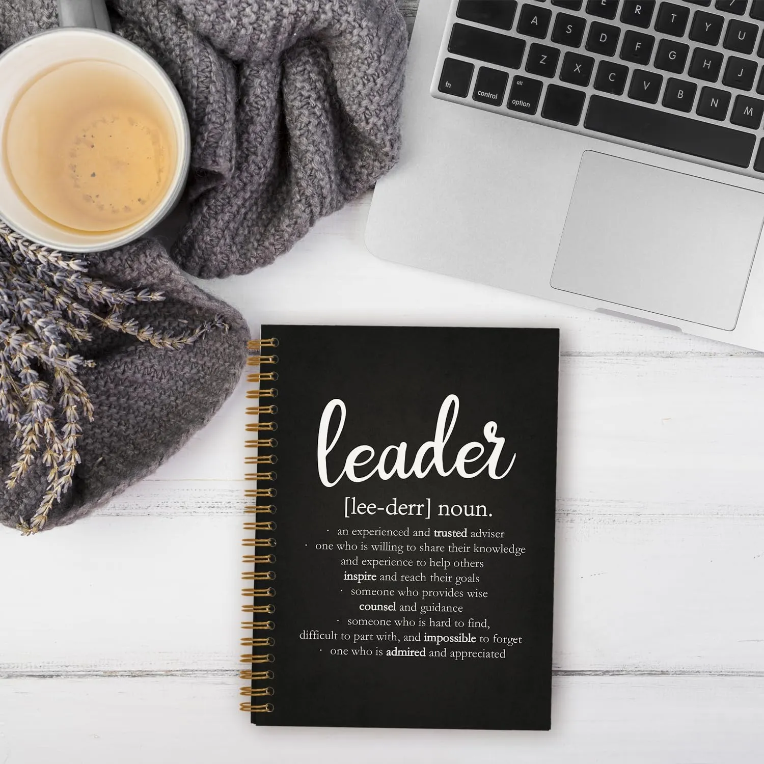 Leadership Gifts Notebook Journal, Leader Gifts for Women Men, Office Meeting Notebook for Work, Thank You Gifts for Leader Mentor Boss, Spiral Notebook 5.5 x 8.3