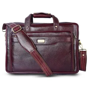 Leather Laptop Bag 36806 (Brown)