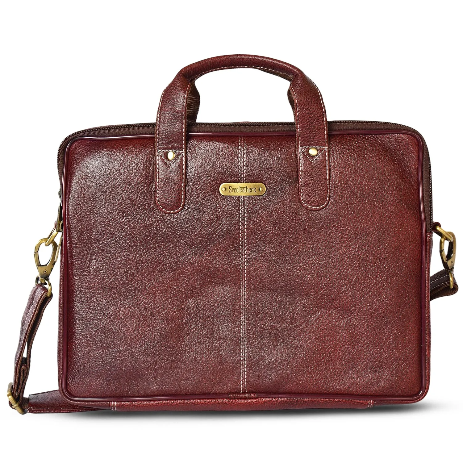 Leather Laptop Bag 36811 (Brown)