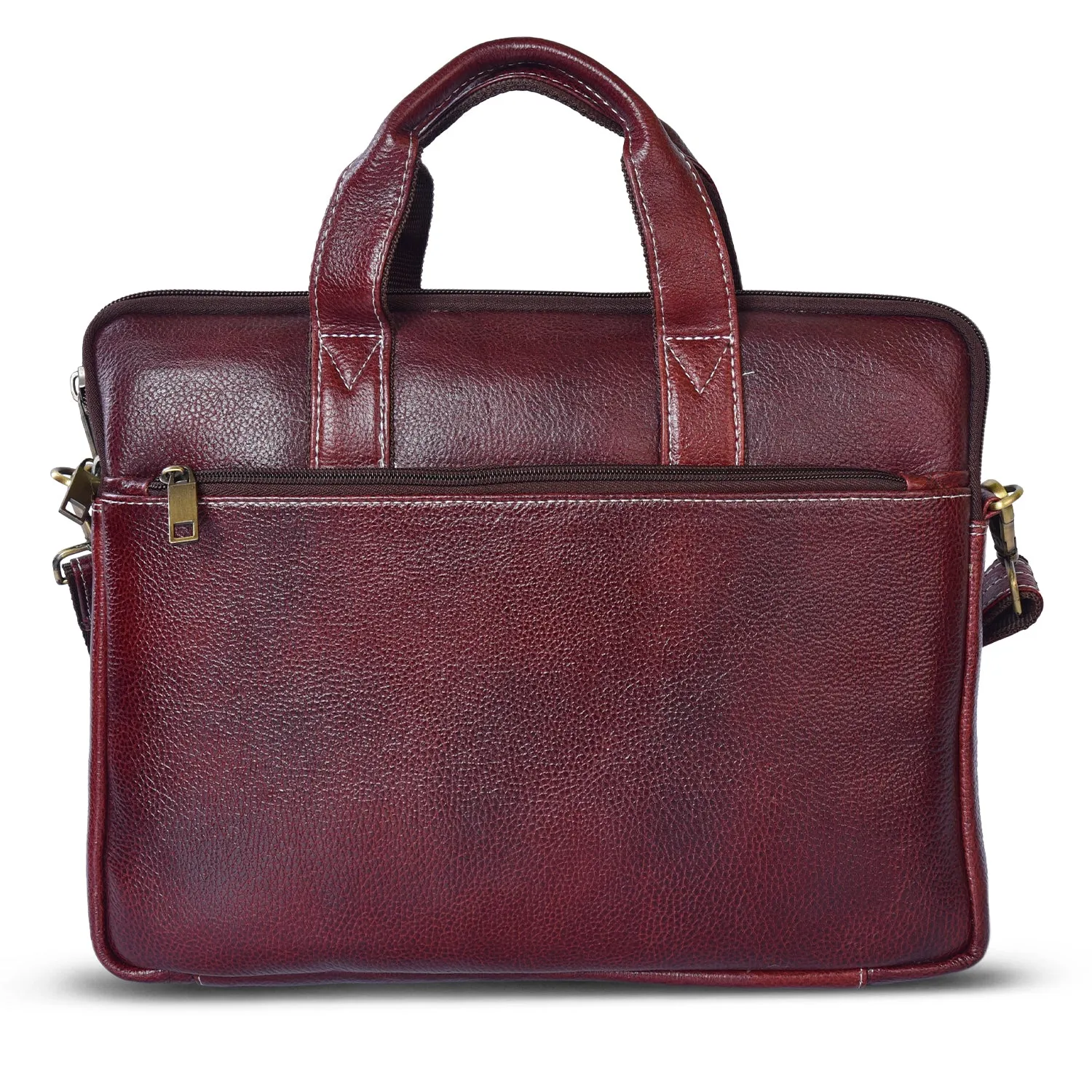 Leather Laptop Bag 36827 (Brown)
