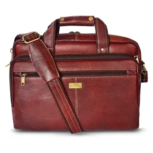 Leather Laptop Bag 998901 (Brown)