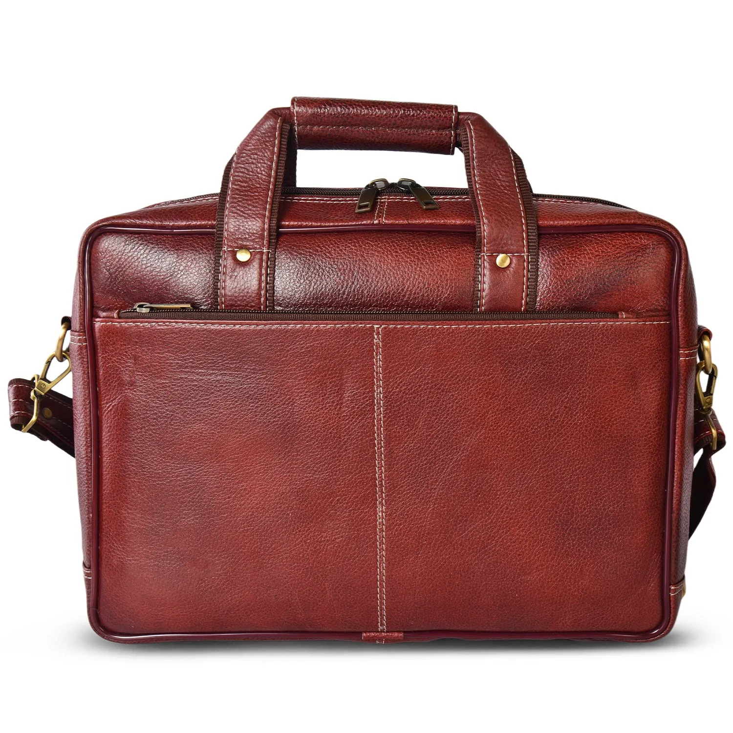 Leather Laptop Bag 998901 (Brown)