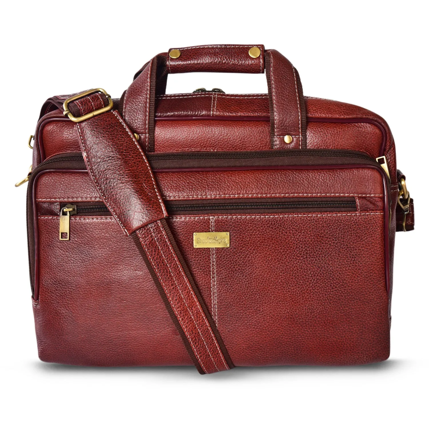 Leather Laptop Bag 998901 (Brown)