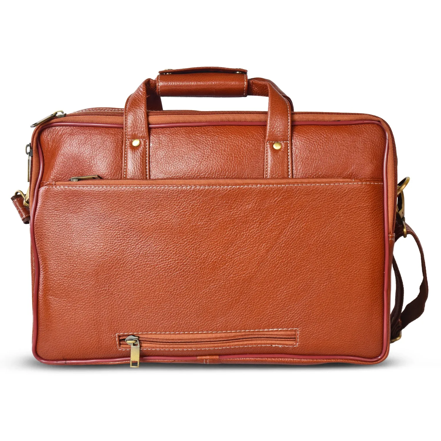 Leather Laptop Bag  998902 (Tan)