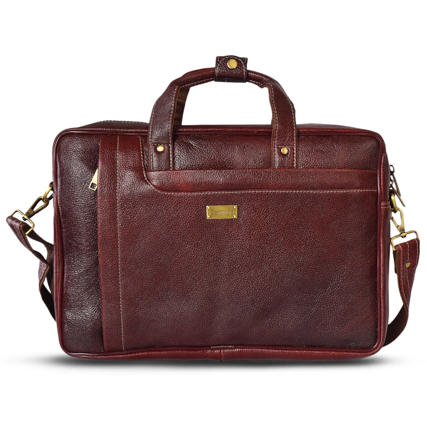 Leather Laptop Bag  998904 (Brown)