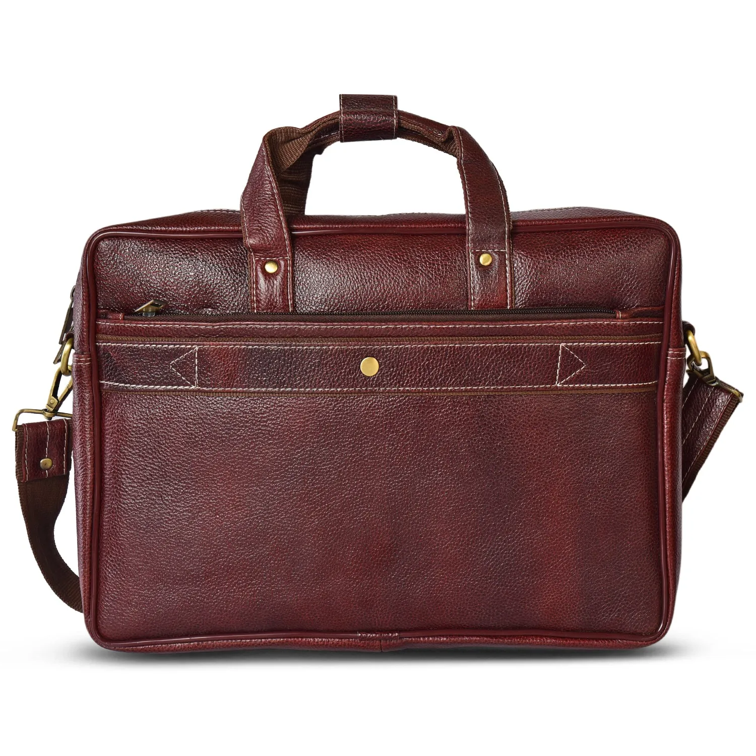 Leather Laptop Bag  998904 (Brown)