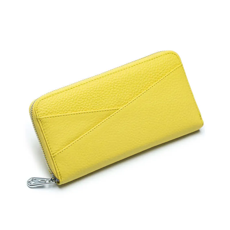 Leather RFID Purse | Long Wallet