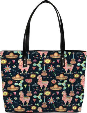 Leather Tote Bag for Women Fashion Shoulder Bag Purses and Handbags Large Capacity Satchel Bags for Work Travel