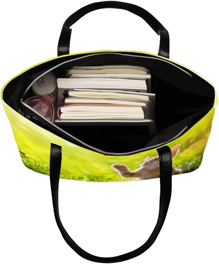 Leather Tote Bag for Women Fashion Shoulder Bag Purses and Handbags Large Capacity Satchel Bags for Work Travel