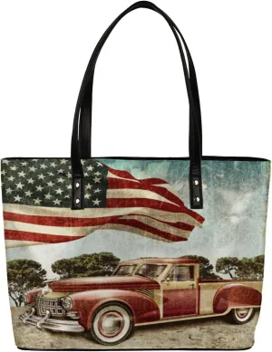 Leather Tote Bag for Women Fashion Shoulder Bag Purses and Handbags Large Capacity Satchel Bags for Work Travel