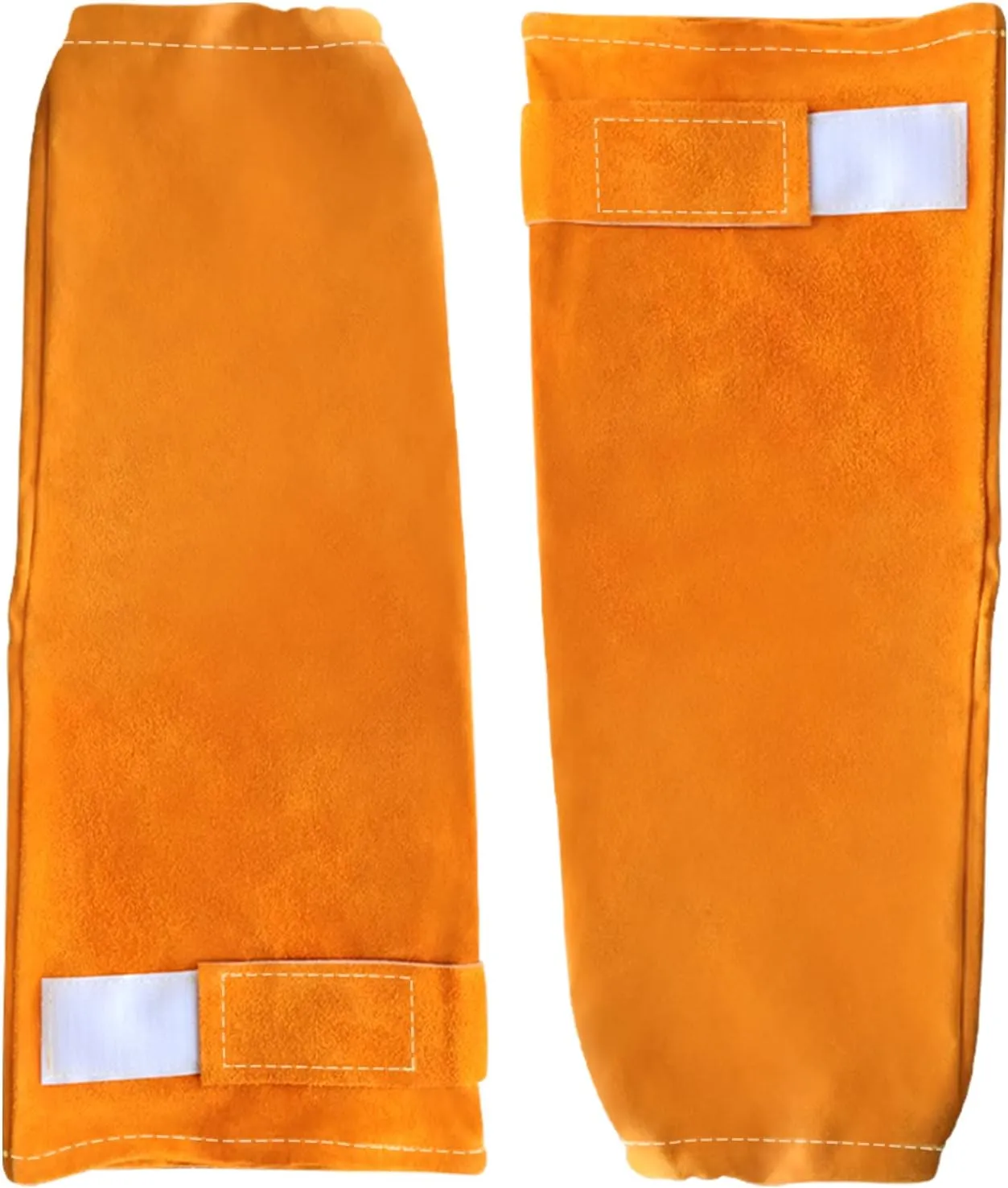 Leather Welding Work Sleeves, Heat and Flame Resistant Arm Protection, Heavy Duty Work Arm Guard, Puncture Resistant Sleeves for Men and Women