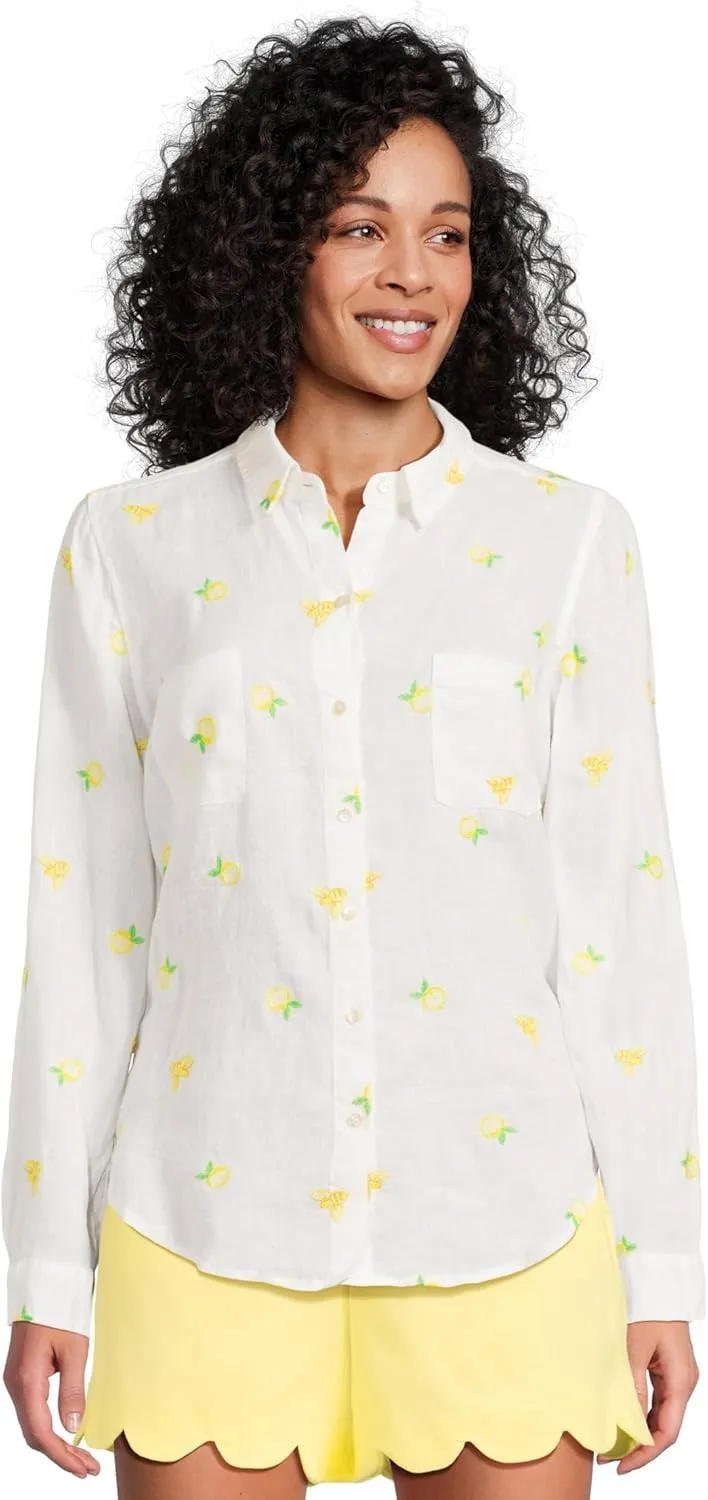 Lilly Pulitzer Women's Sea View Button Down