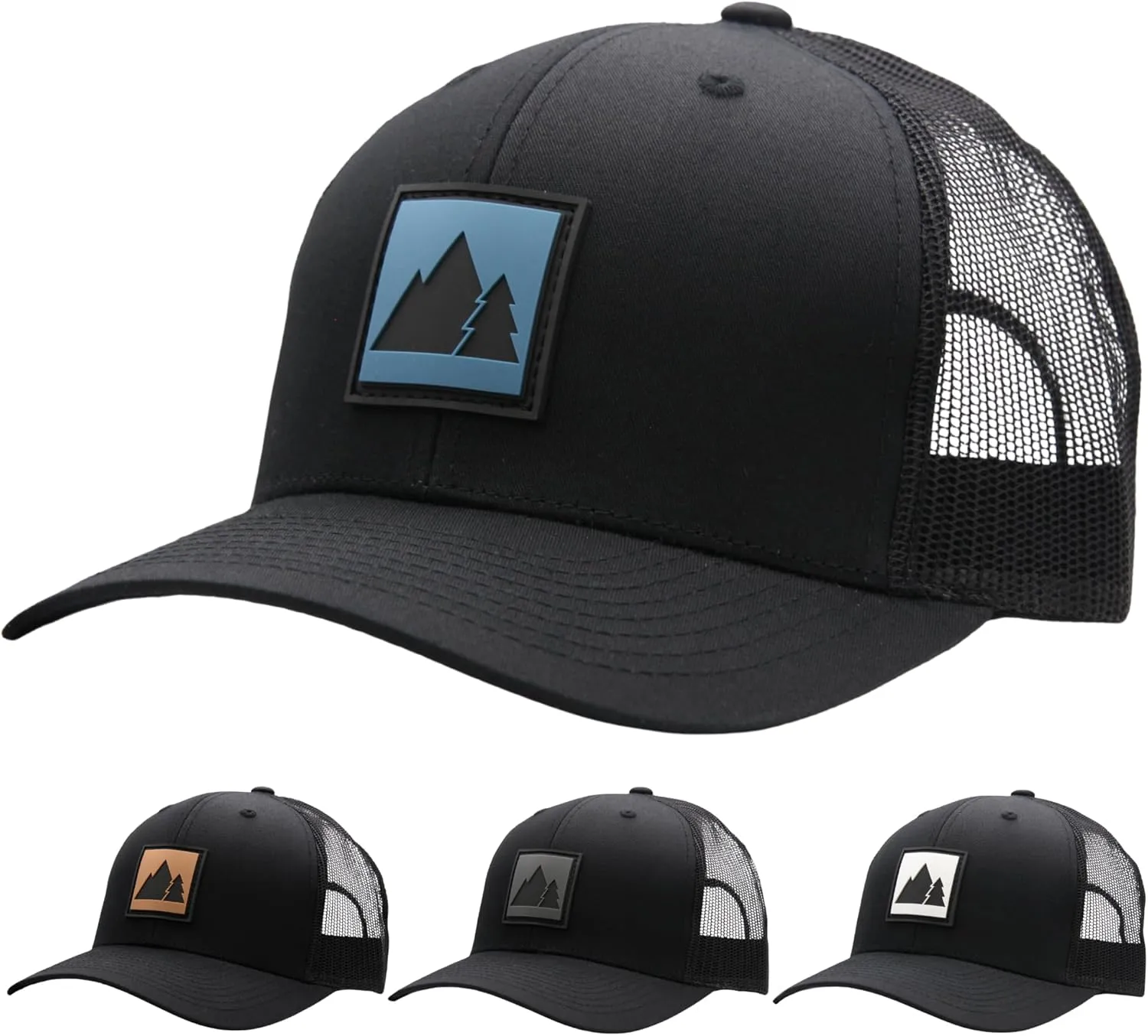LINDO Trucker Hat - Pine & Mountains