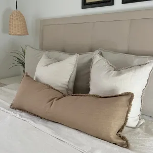 Linen Khaki Long Lumbar