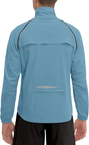 Little Donkey Andy Men's Quick-dry Running Jacket, Convertible UPF 50  Cycling Jacket Windbreaker with Removable Sleeves