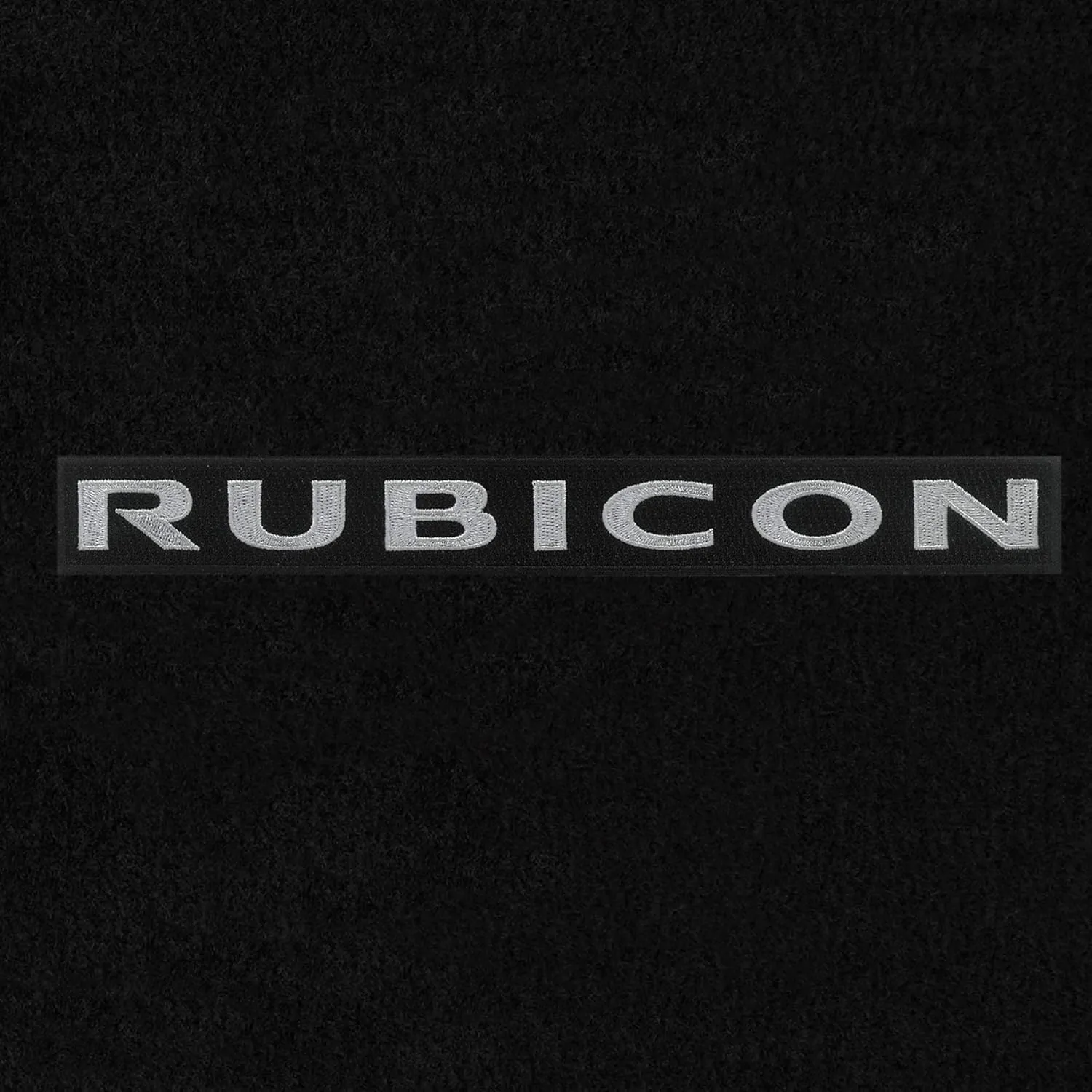 Lloyd Mats Heavy Duty Carpeted Floor Mats for Jeep JK Wrangler Unlimited 2014-2018 (Black, 2PC - Rubicon Logo)