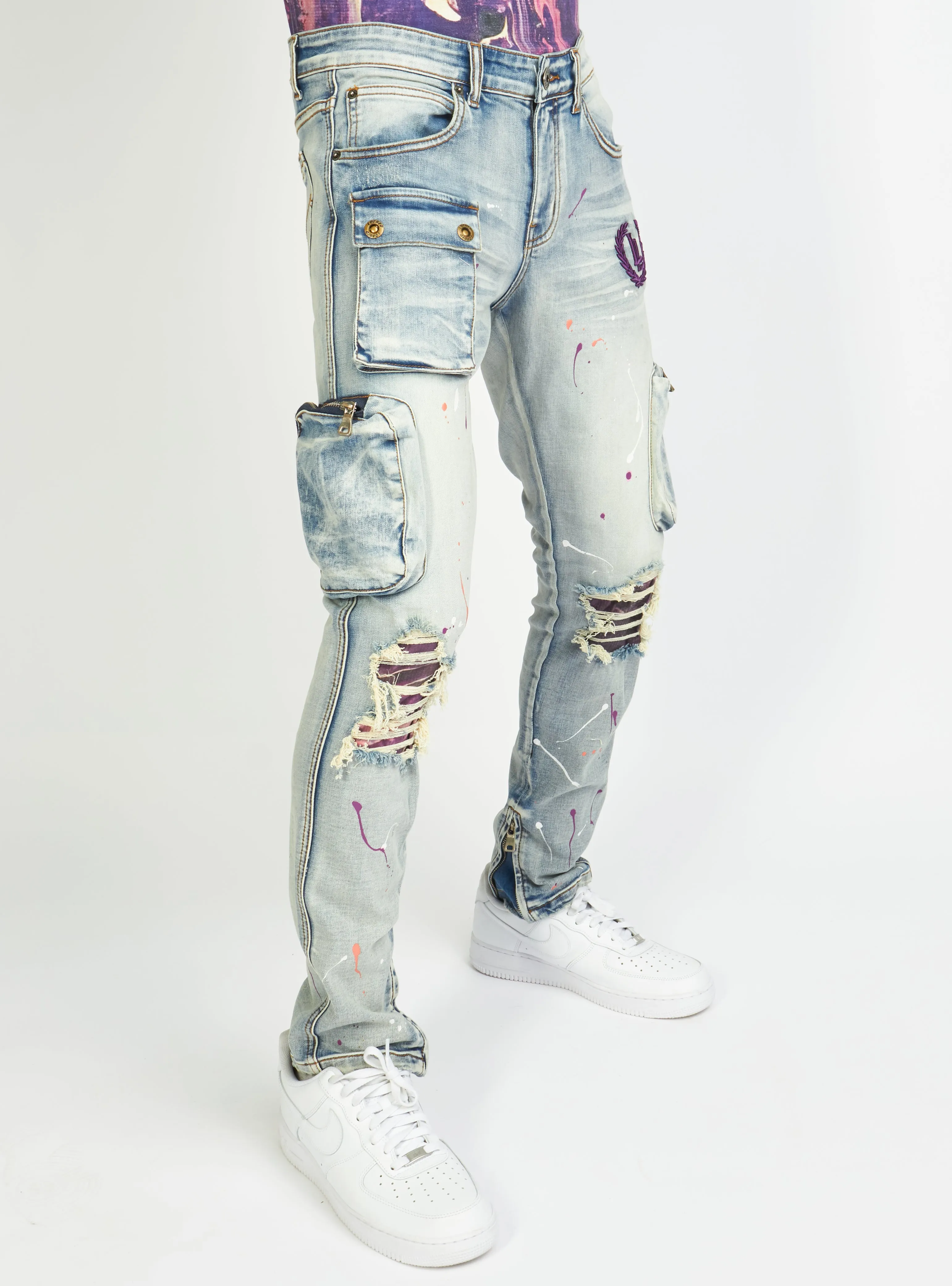 Locked & Loaded Jeans - Page - Lt. Blue Acid - 501