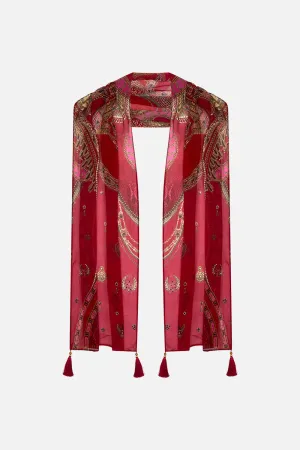 LONG SCARF KISSED BY A COBRA