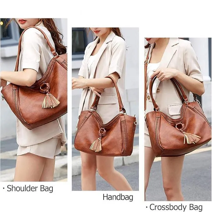 Lotte | Large Women's Travel Shoulder Bag made of Faux Leather