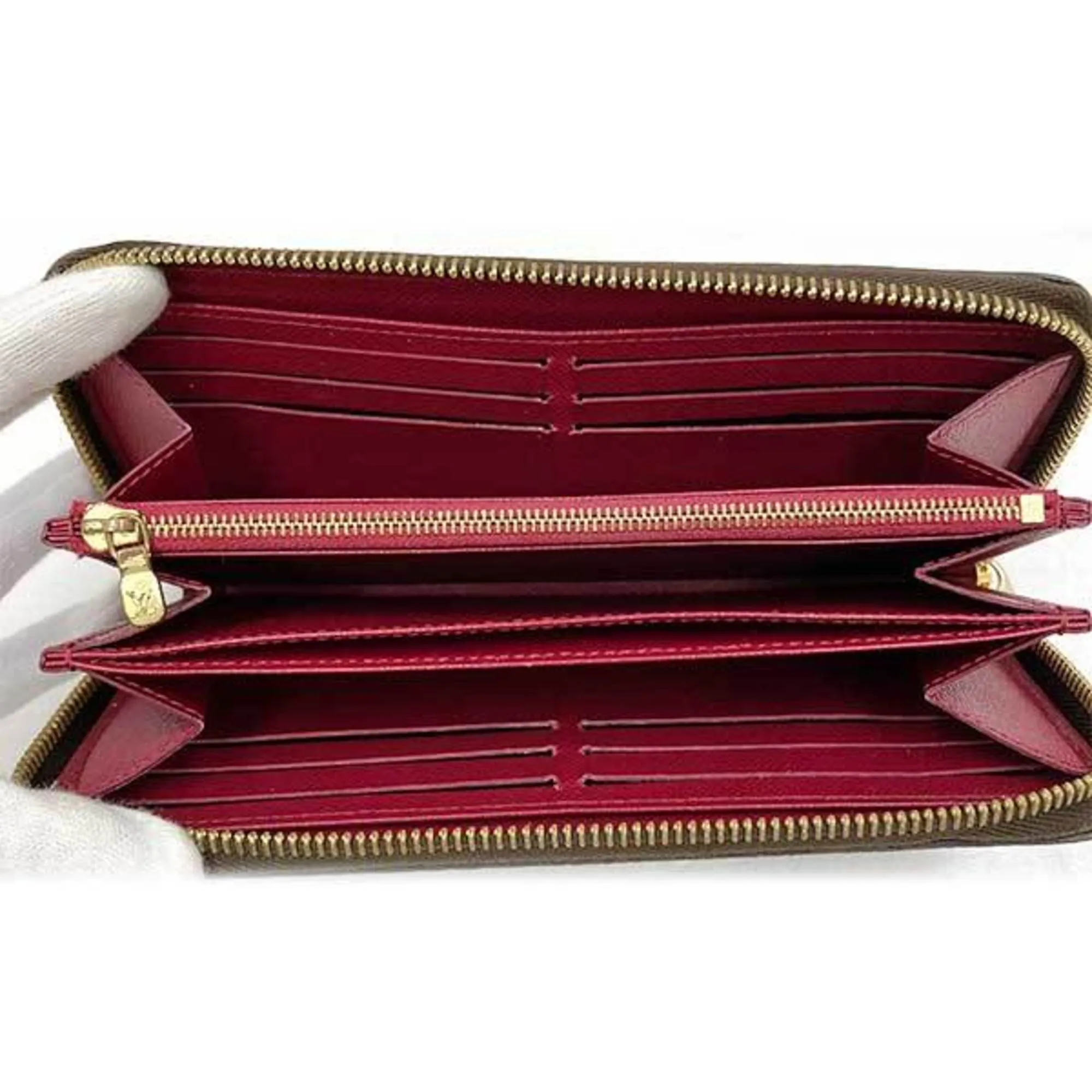 Louis Vuitton Portefeuille Zippy  Canvas Wallet  ()
