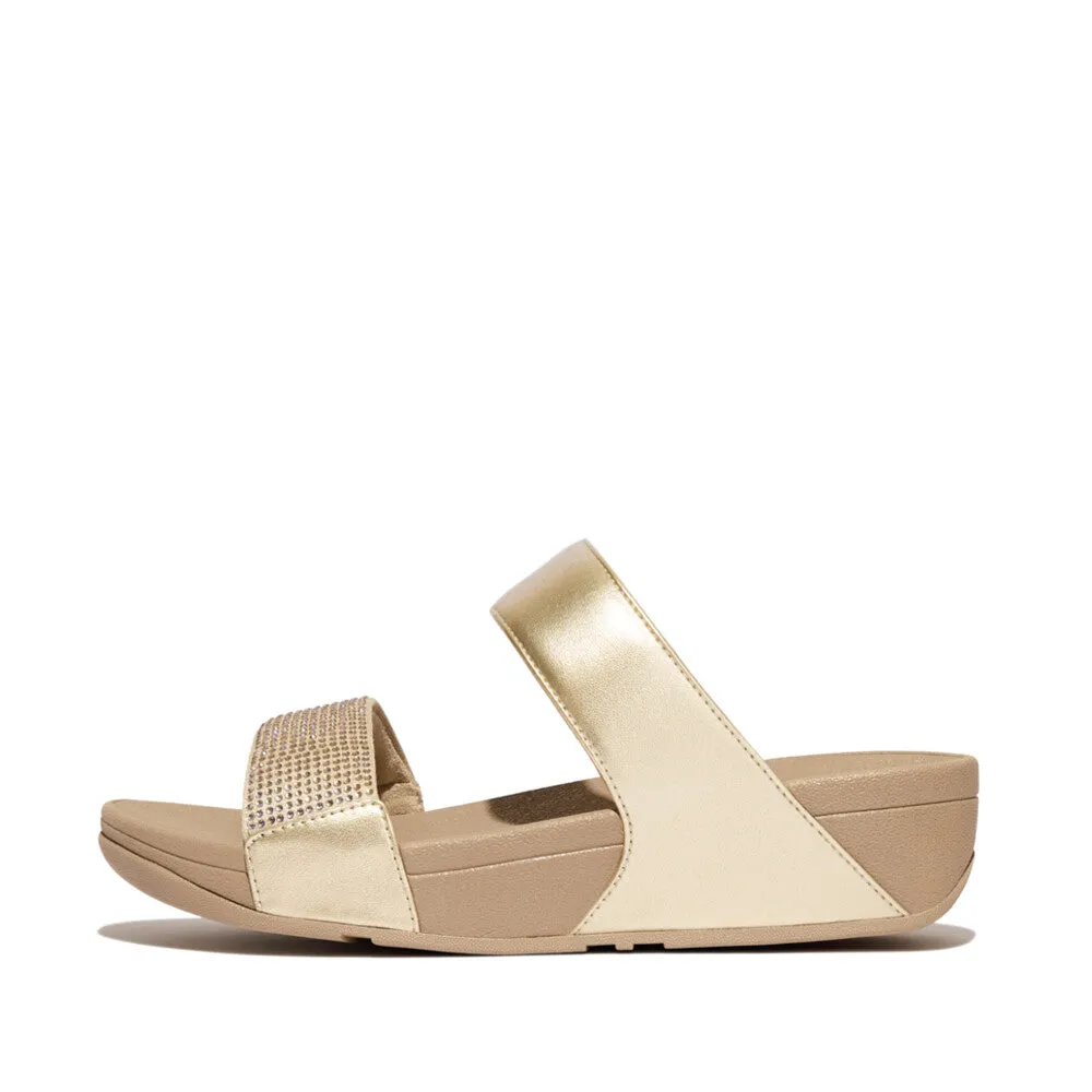 LULU Crystal Embellished Slides