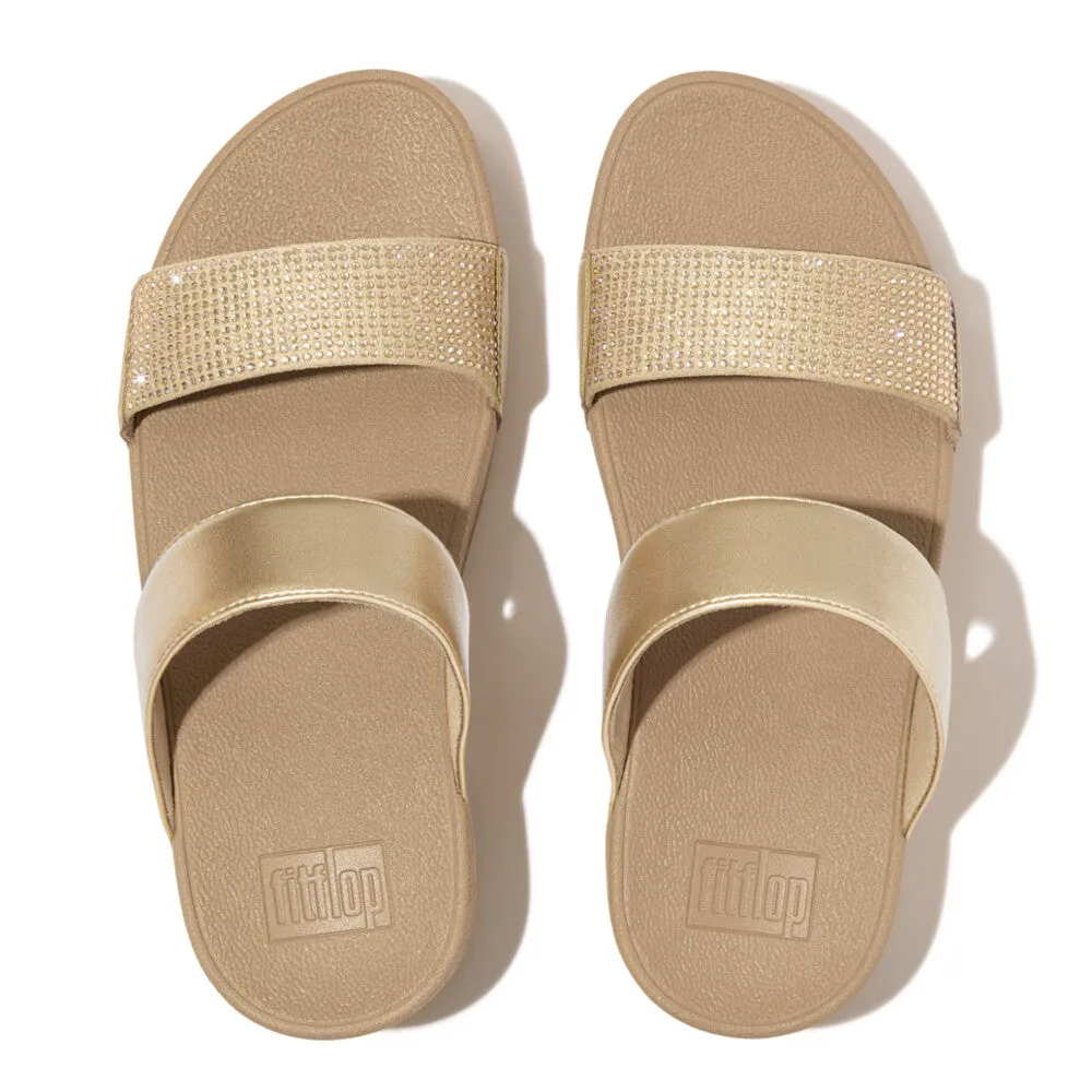 LULU Crystal Embellished Slides