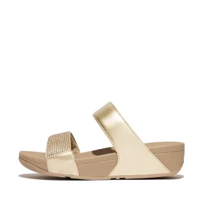 LULU Crystal Embellished Slides