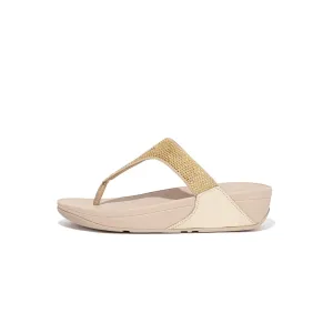 LULU Crystal Embellished Toe-Post Sandals