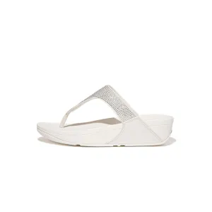 LULU Crystal Embellished Toe-Post Sandals