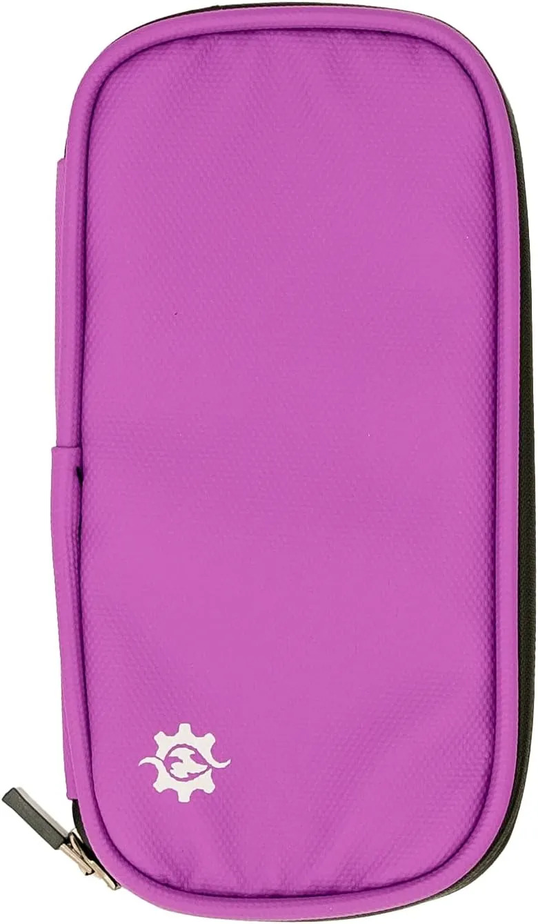 Lumiere & Co. Cycling Wallet Waterproof | Biking Wallet and Cycling Pouch for Jersey | Cycling Phone Wallet for Bicycle with Zipped Pockets (Purple, Medium)