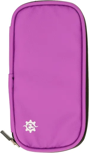 Lumiere & Co. Cycling Wallet Waterproof | Biking Wallet and Cycling Pouch for Jersey | Cycling Phone Wallet for Bicycle with Zipped Pockets (Purple, Medium)