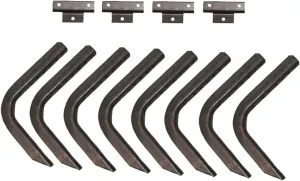 Lund 300015 Lund EZ Running Board Bracket Kit for 2002-2008 Dodge Ram 1500; 2003-2009 Ram 2500, 3500 | Fits Quad Cab
