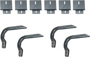 Lund 300027 EZ Running Board Bracket Kit for 1997-2004 Ford F-150 SuperCab, Black